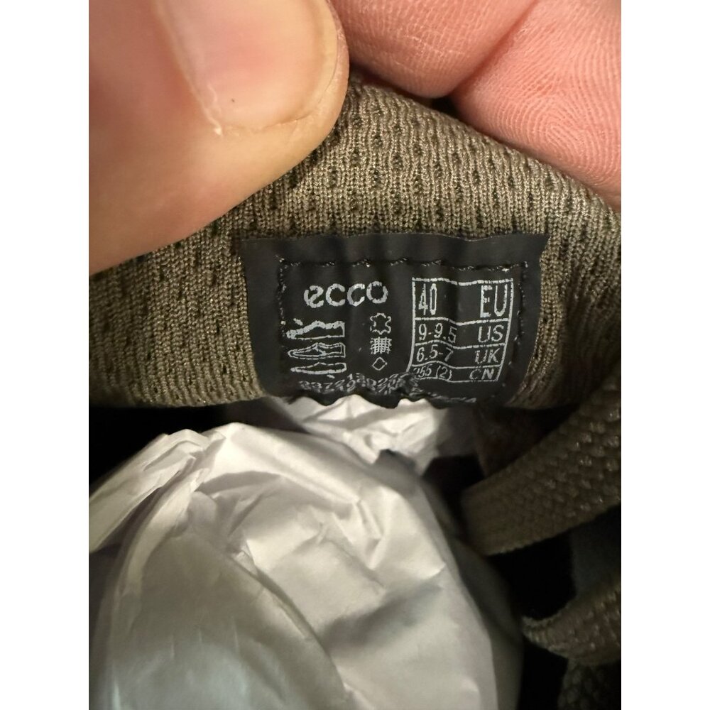 Ecco Chase Ii Hydromax Leather Shoes Warm Grey Lace-Up Womens EU 40 US 9-9.5 - Picture 11 of 11